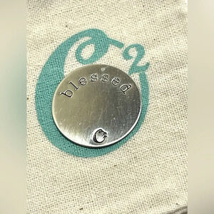 Origami Owl Living Lockets BLESSED Back Disc Retired